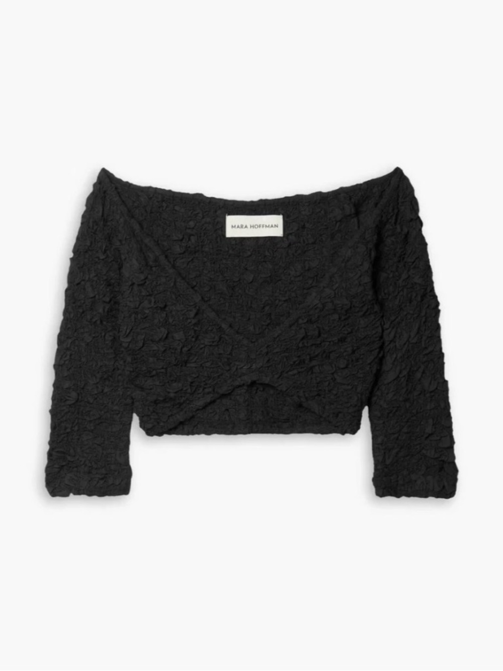 Mara Hoffman, Black Aja Top (XXS, New w Tags, TENCEL, sustainable "green" brand)